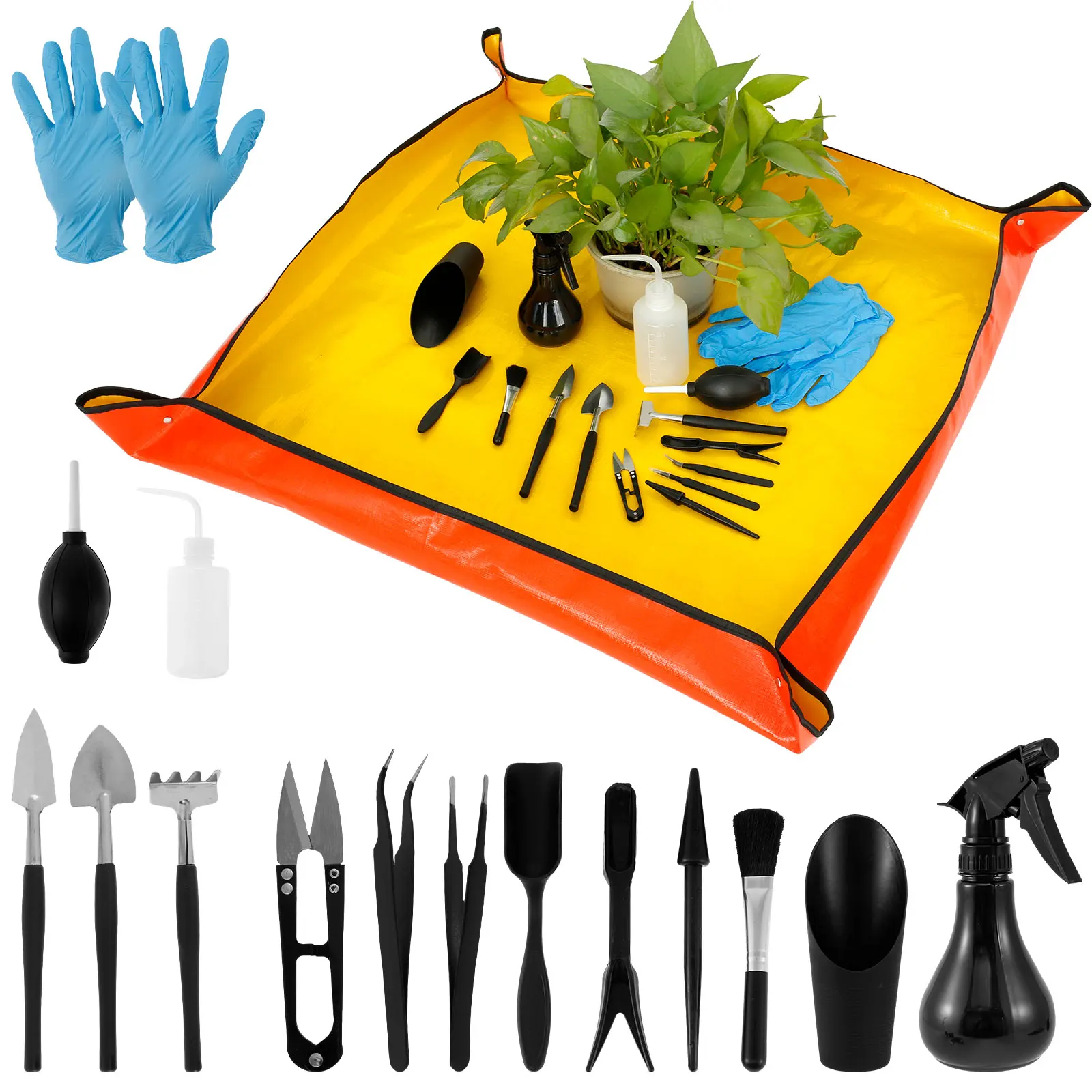 Bonsai Garden Mini - 13/16Pcs Garden Succulent Plants Tools Mini