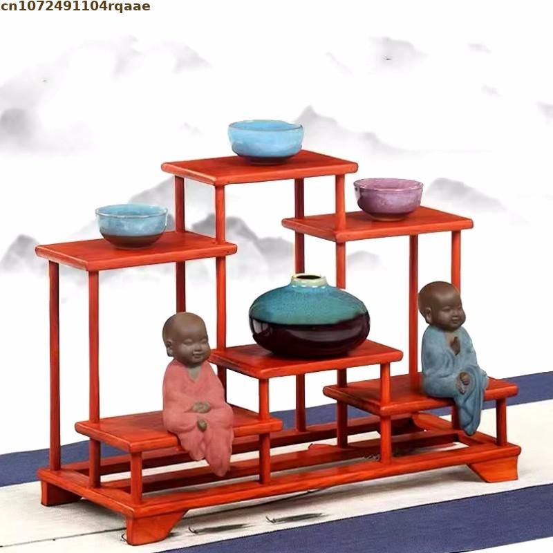 Wooden Flower Pot Holder Plant - đánh giá và giá Bonsai Garden Display Stands
