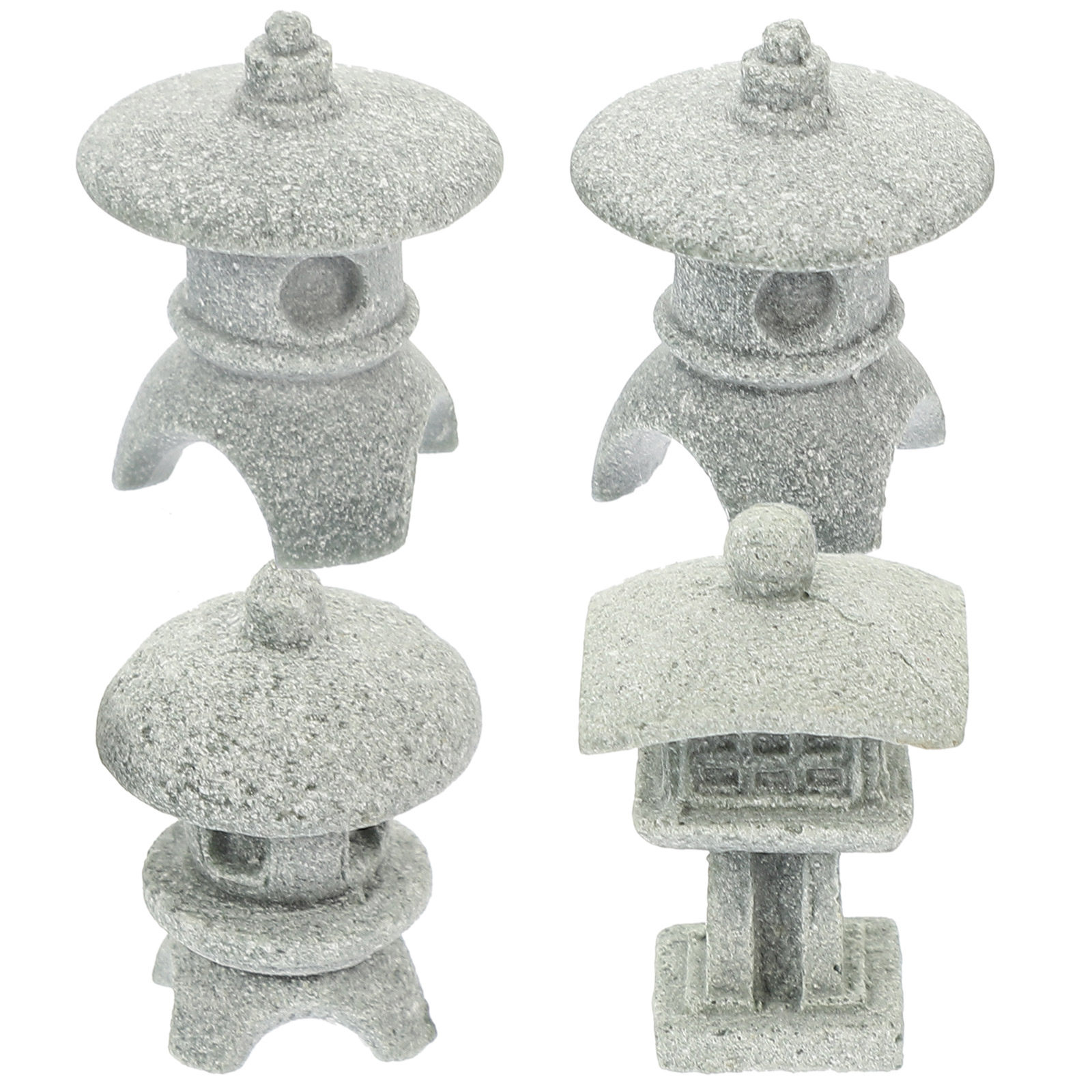4Pcs Mini Pagoda Lantern Sands - đánh giá và giá Bonsai Garden Mini