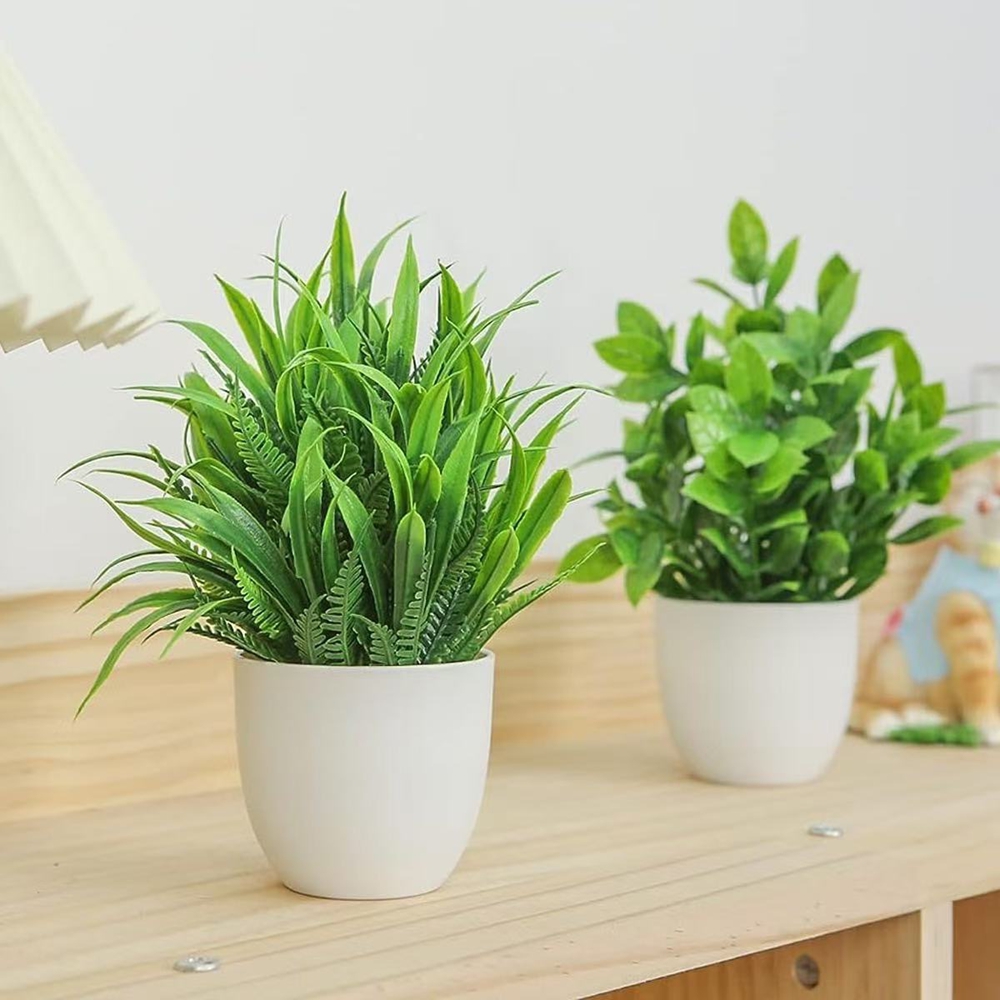 4pcs/set Mini Artificial Plant - đánh giá và giá Bonsai Garden Mini
