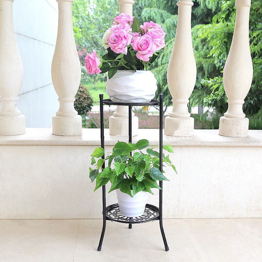 2 Tier Elegant Planter Display - đánh giá và giá Bonsai Garden Display Stands